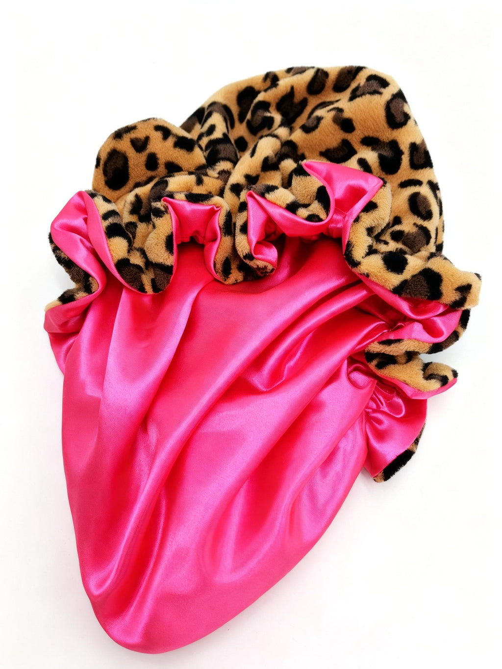 Classic Leopard Princess Plush Bonnet