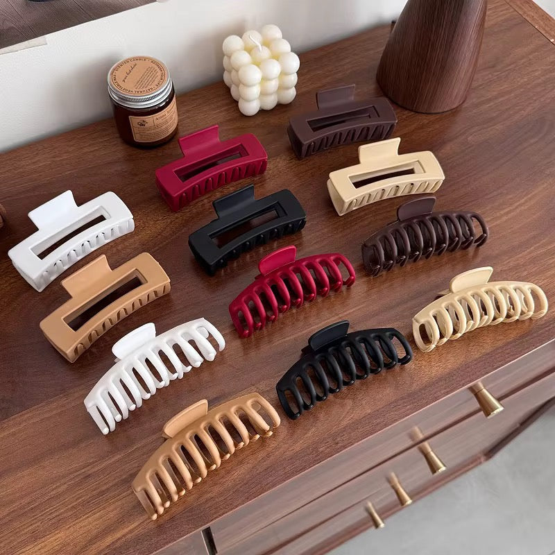 Large Silicone Hair Claw Clips