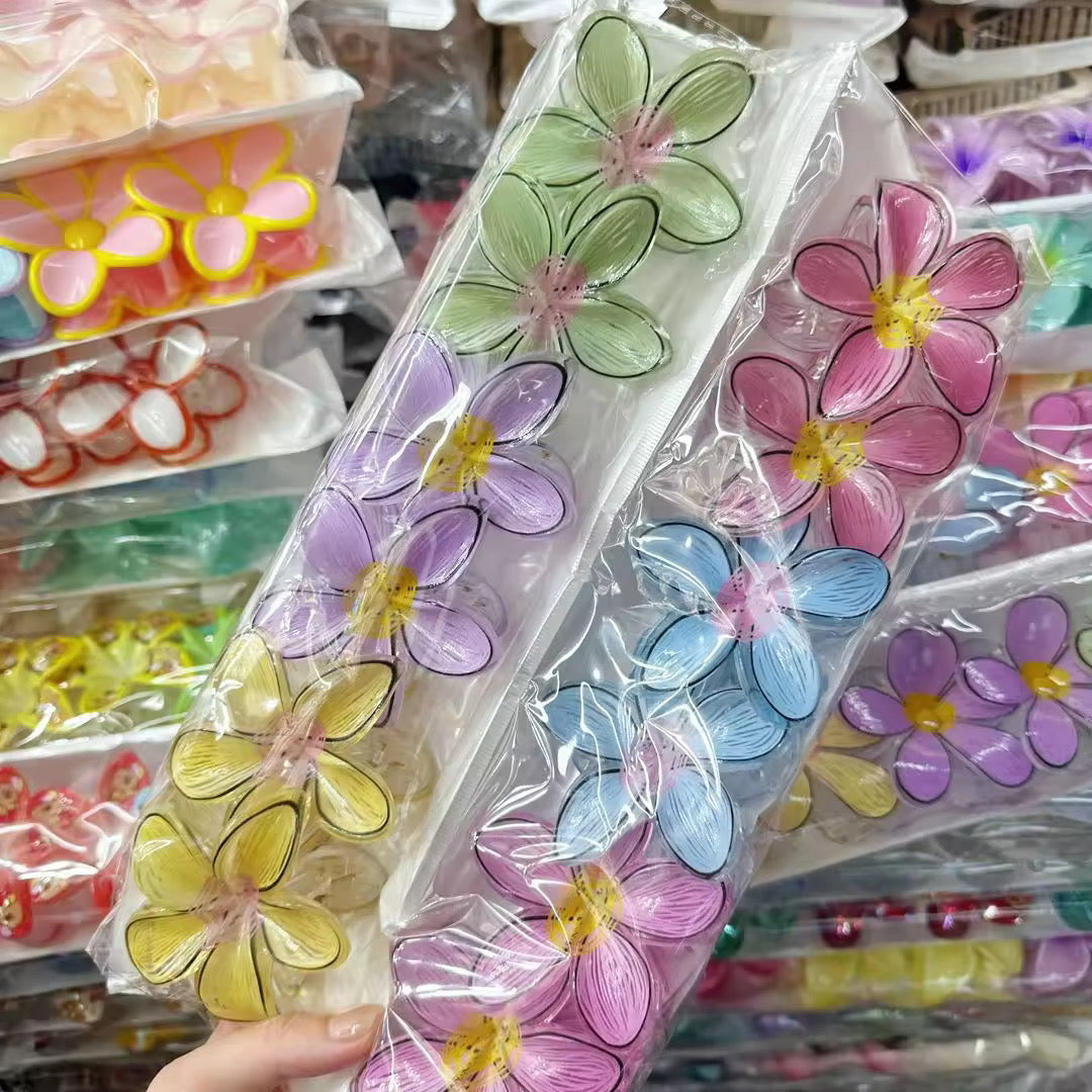 Garden Girl Claw Clip