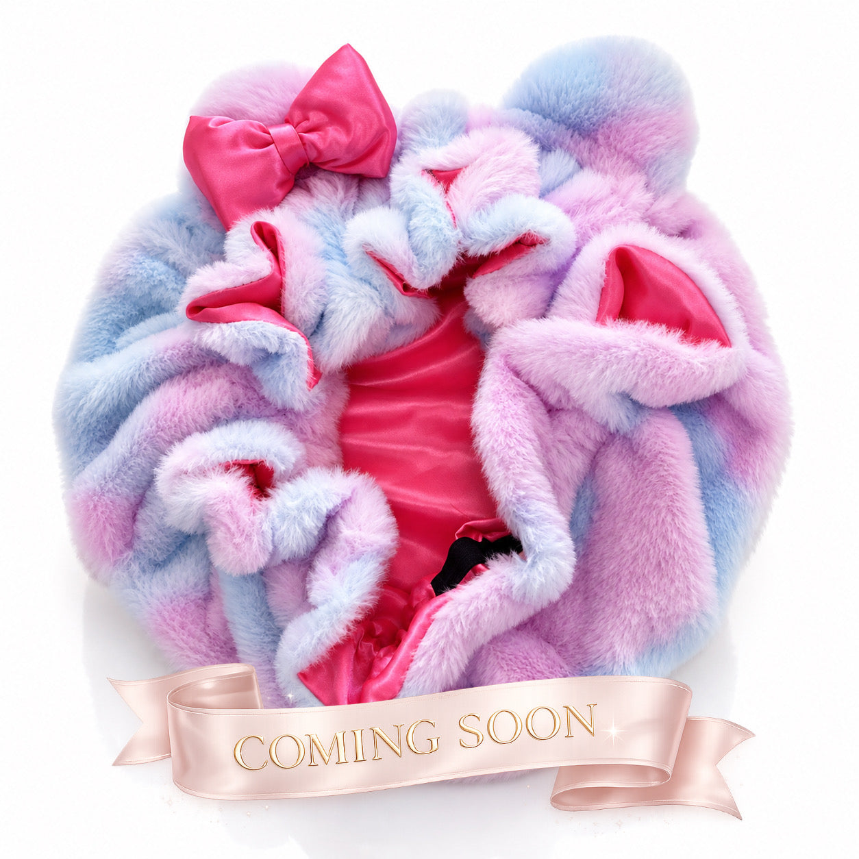 Marshmallow Princess Plush Bonnet