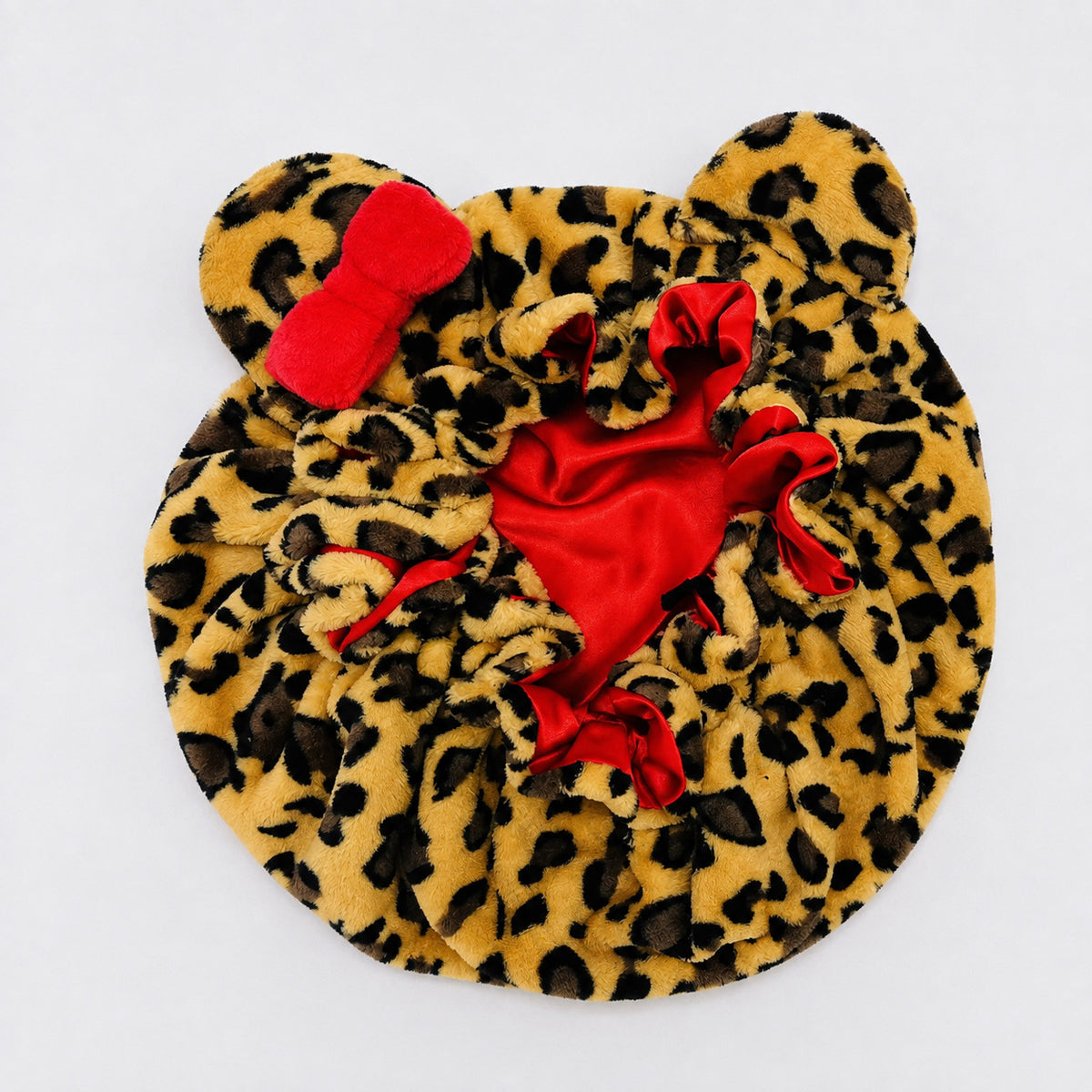 Red Wine Princess Plush Bonnet