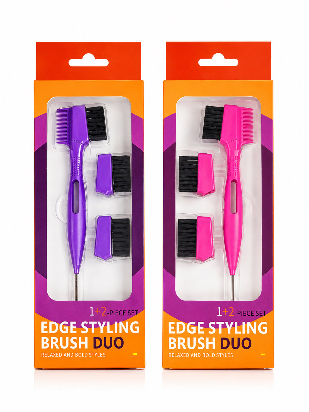 Hair Edge Whole brush + 2 replaceable heads