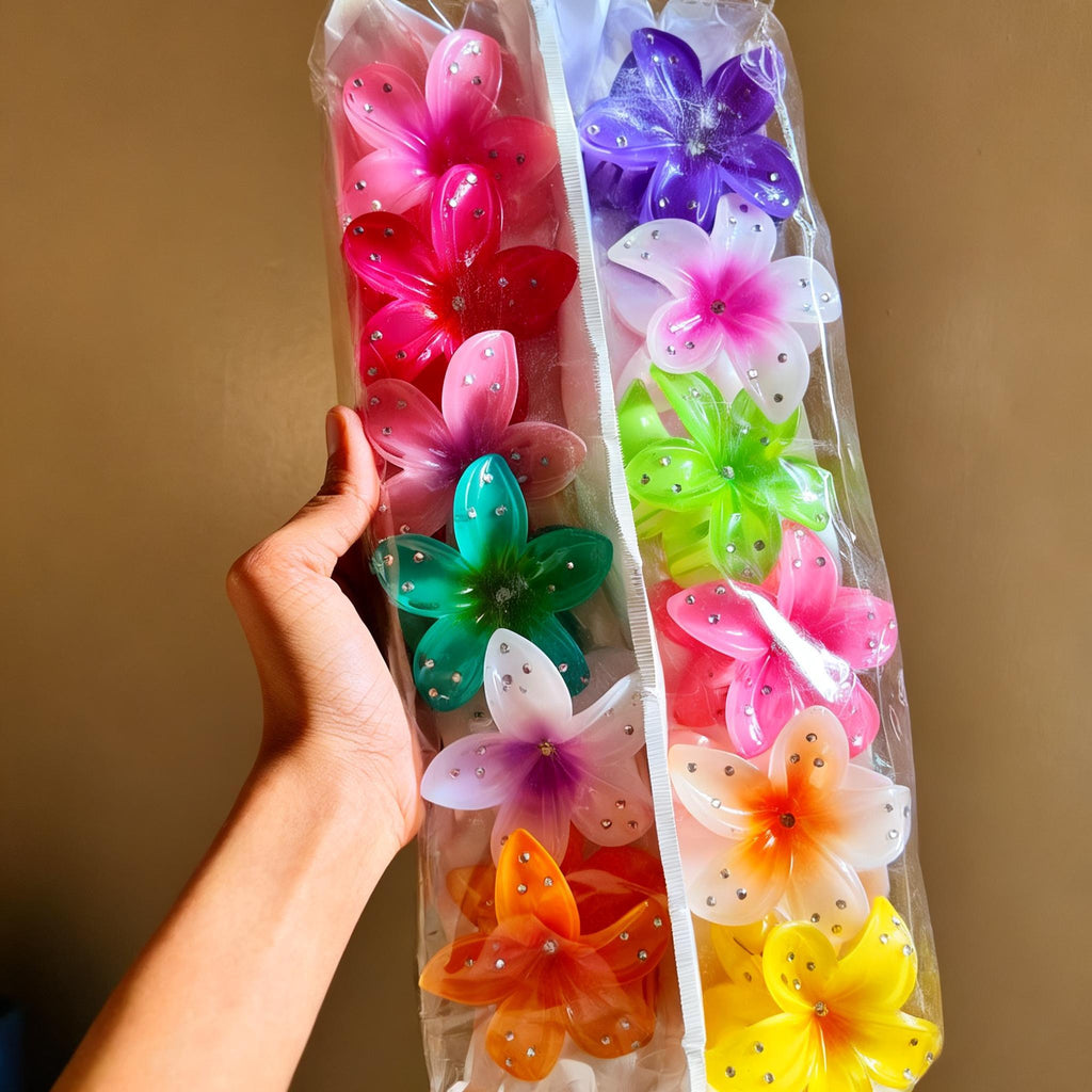 Hawaiian Claw Clip with Charms